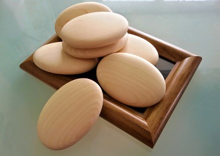 Large Wooden Pebbles