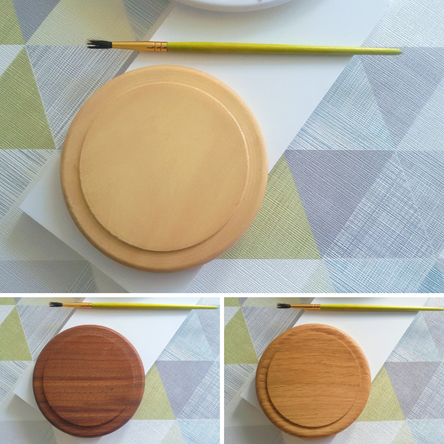 Blank Paintable Wooden Coasters - Large - Various Timbers