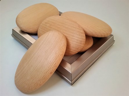 Giant Wooden Pebbles