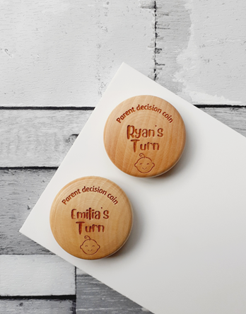 Personalised Parent Decision Coin