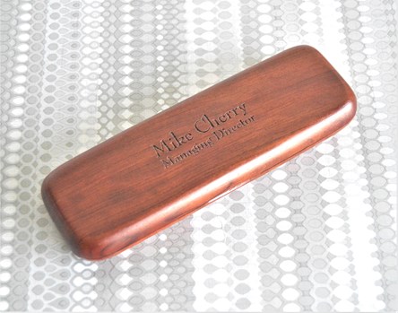 Personalised Wooden Pen Case - Rosewood