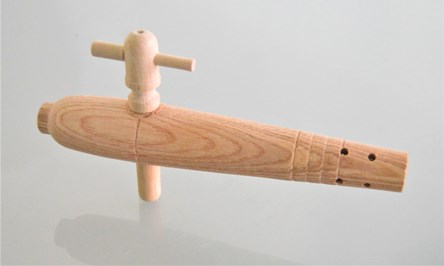Wooden Tap Perforated Taper, 7 inch (178mm)