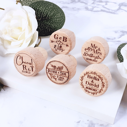 T Corks - Personalised Wooden Wine/Gin Corks
