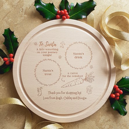 Personalised Christmas Eve Plate - 2024 Design