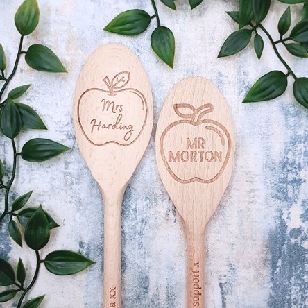 Custom Engraved Teacher Gift Spoon - Thank You Teacher