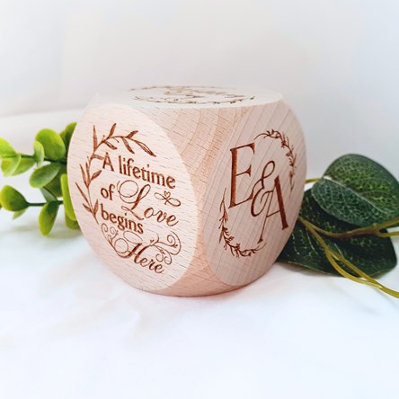 Personalised Wedding Day Wooden Block