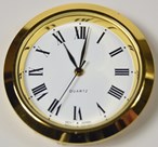 35 mm Woodturning Quartz Clocks
