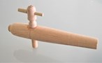 Wooden Tap, Tapered, 8 inch (200mm) Open