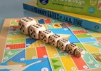 Natural Solid Wooden Dice - Various Sizes