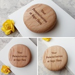 Personalised Wooden Pebbles - Medium