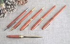 Rosewood Pens, Ballpoint, Biro Click pen, Pencil, Letter opener wood