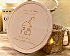 Personalised New Home Wooden Cheese / Chopping Board
