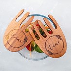 Tuscany Personalised Wooden Salad Hands