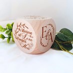 Personalised Wedding Day Wooden Block