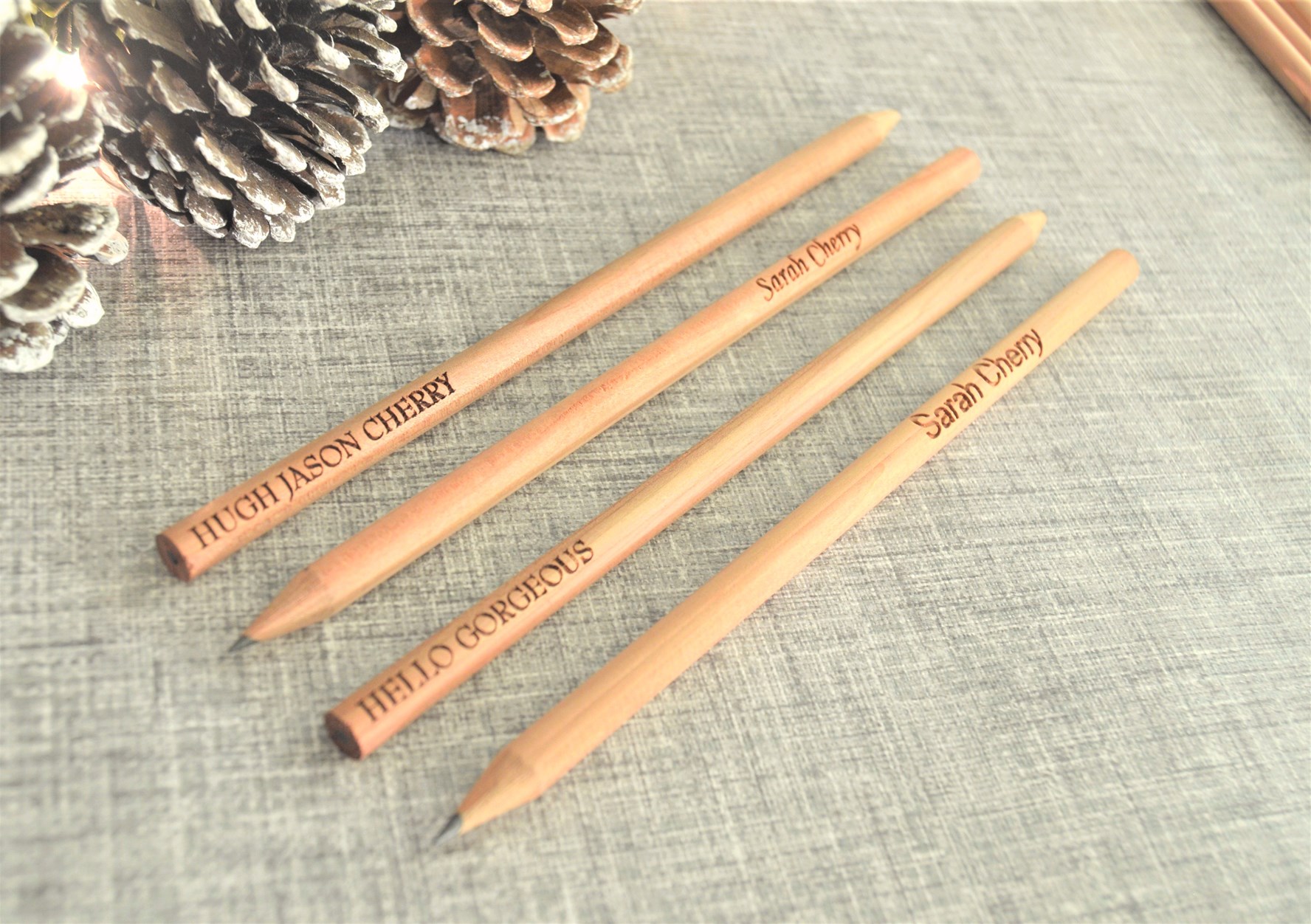 Personalised Natural Wooden Pencil