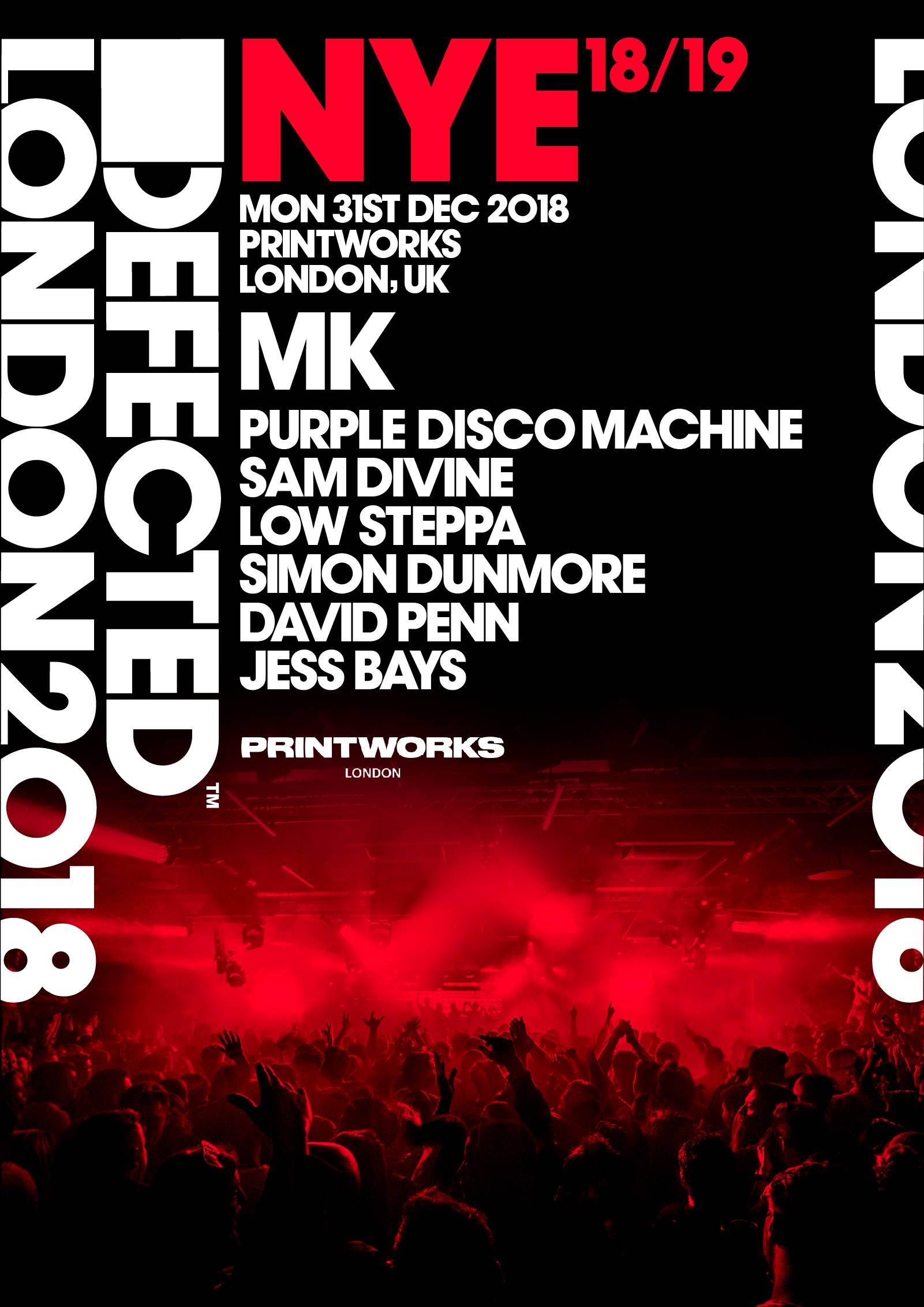 Defected NYE Lineup