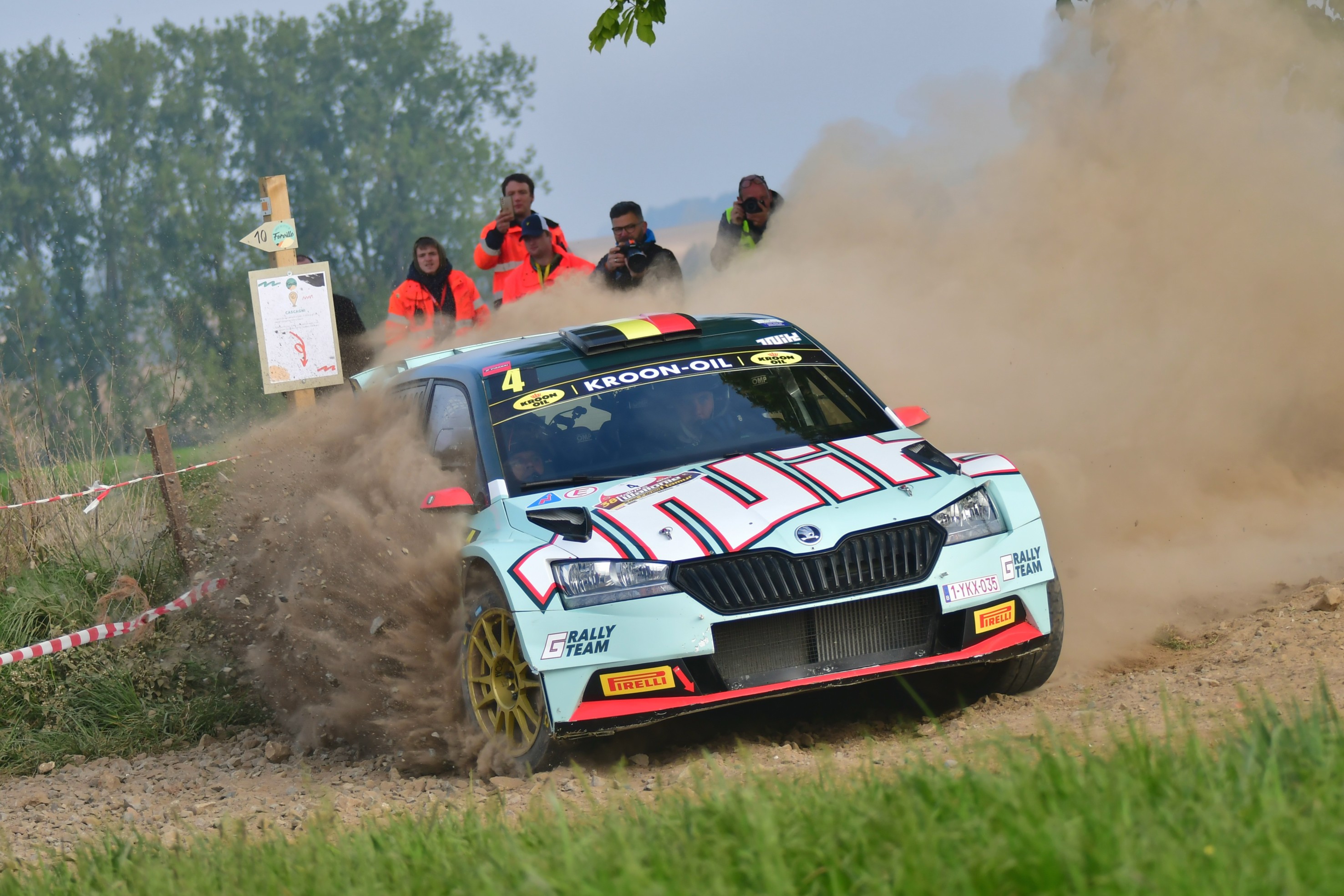 Ghislain de Mevius - Skoda Fabia Rally2 - Zet BRC 2022 campagne stop.