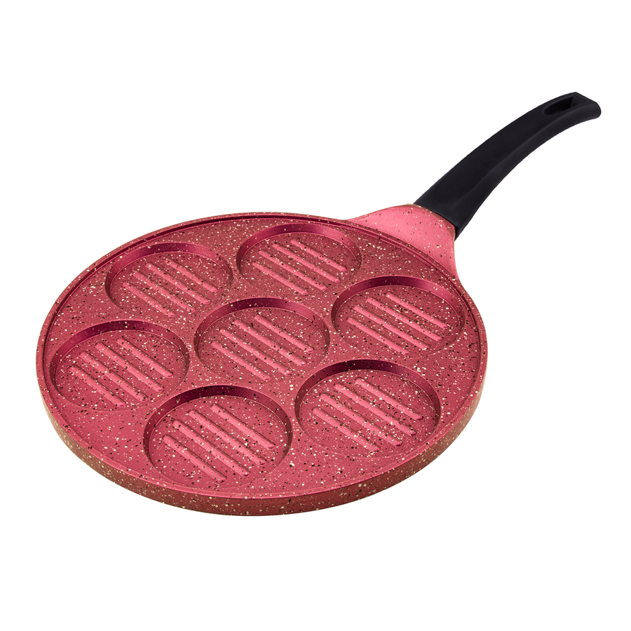 Emsan Smile 26 cm Hamburger Tava Kırmızı Emsan