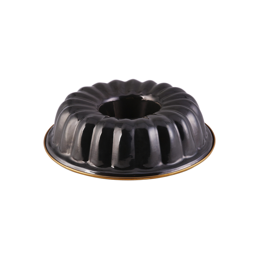 Emsan Troy Emaye Kek Kalıbı Siyah 24 cm Emsan