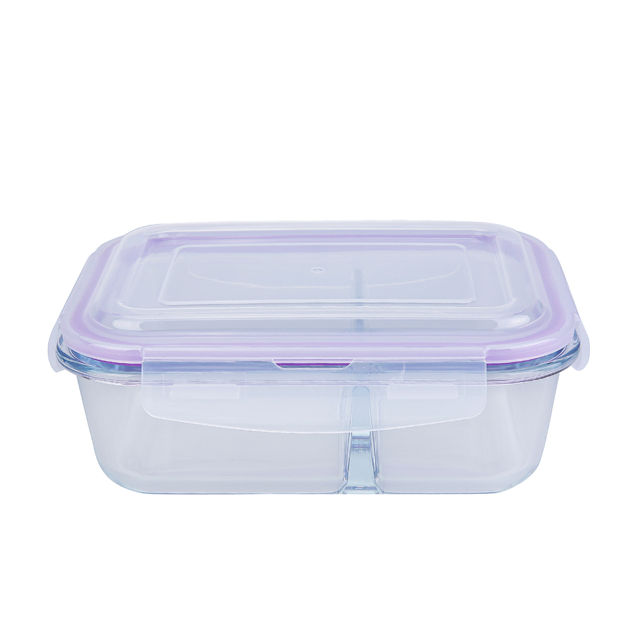 Karaca Shield 1000 ml Rechteckiger Vorratsbehälter Geteilt Ofenfest