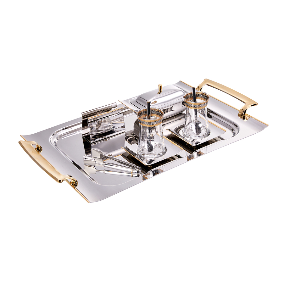 Karaca Fine Pearl Majesty 40 Piece Turkish Tea Set KARACA EUROPE