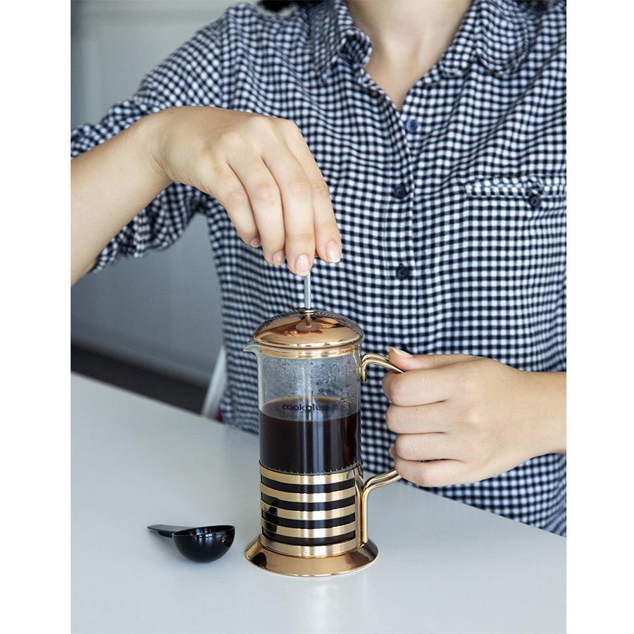 Karaca Coffee Bean French Press Bronze Linear 350 Ml KARACA EUROPE