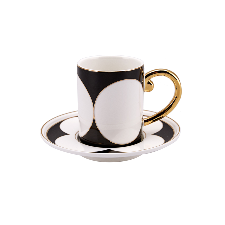 Karaca Omnigon T/ürkisches Kaffeetassen-Set f/ür 6 Personen