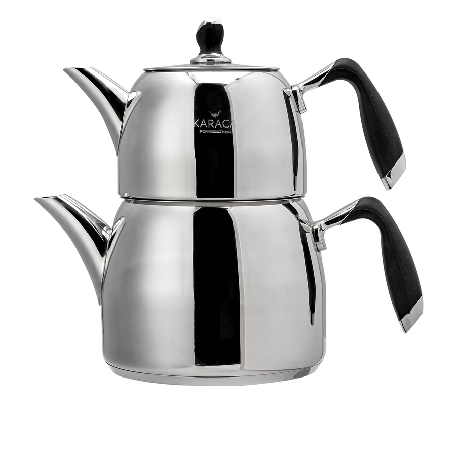 Karaca Bland New PowerSteel 316 Steel Turkish Tea Pot Set KARACA EUROPE