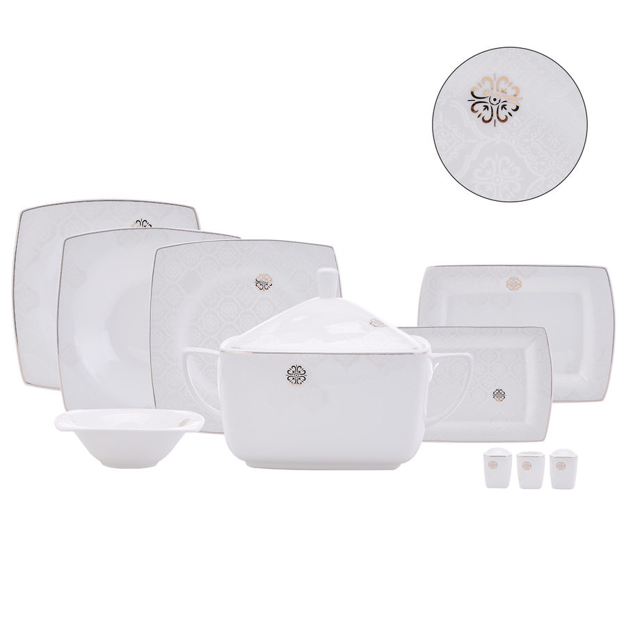 Karaca Fine Pearl Hailey 62-teiliges Dinner-Set - KARACA EUROPE