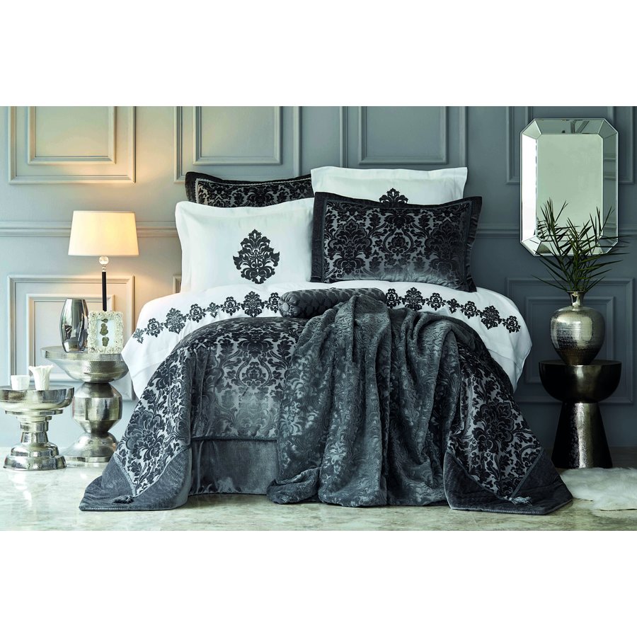 Karaca Home Volante Grau 10-teiliges Privates Hochzeitsset - KARACA EUROPE