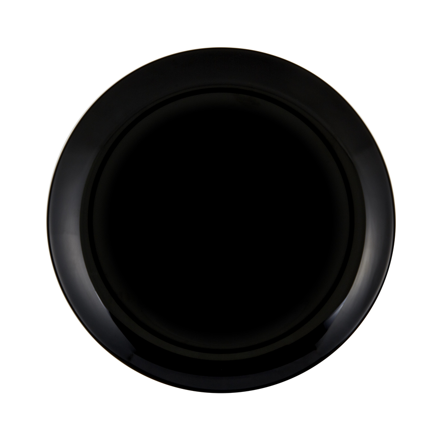 Karaca Swan Opal Glass Dinner Plate, 27cm, Black KARACA UK