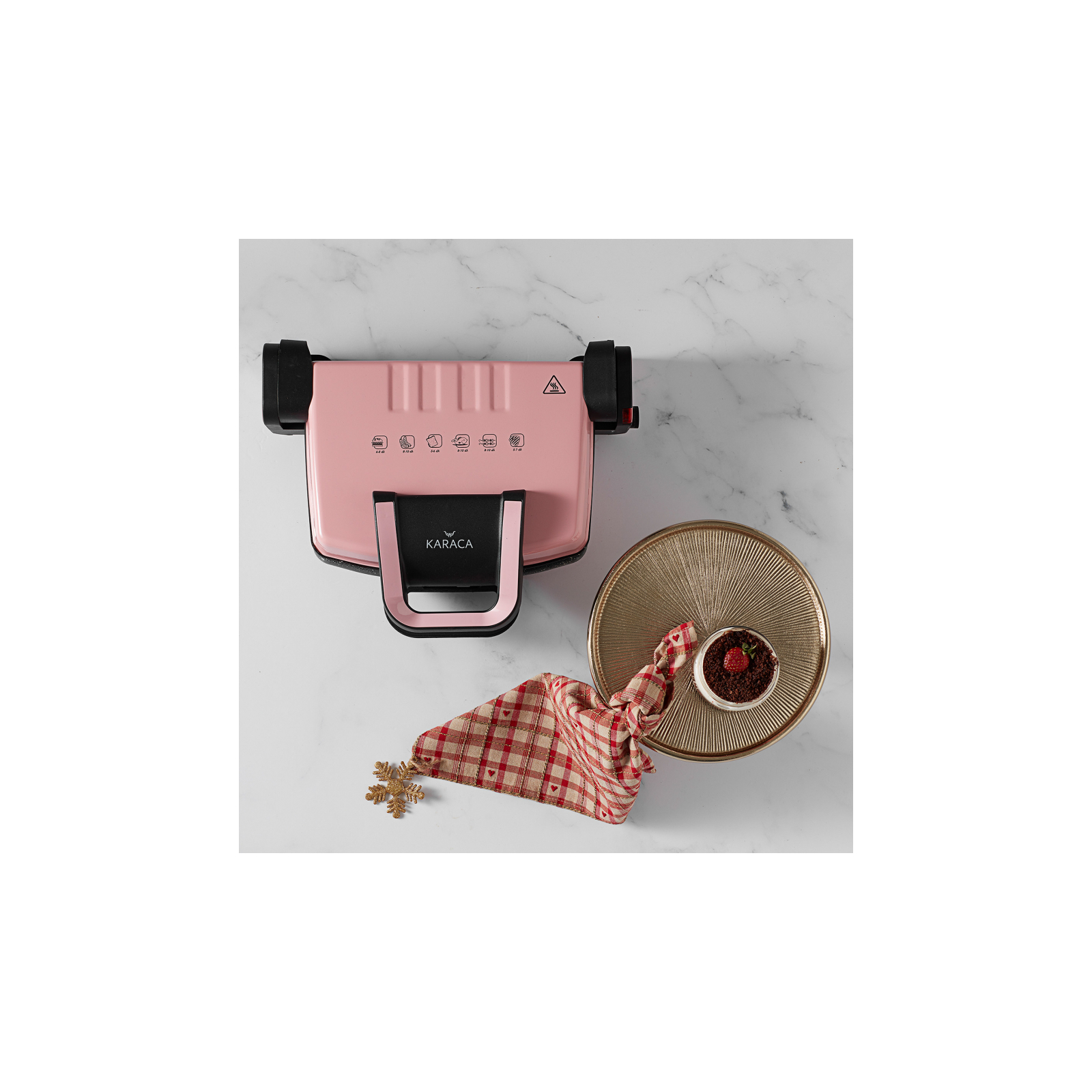 Karaca Future Granite Toaster Pink 1800W - KARACA EUROPE 