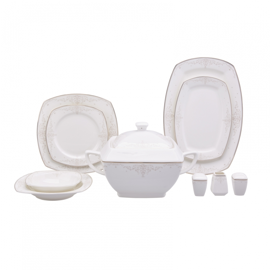 Karaca Adelina 60 Piece Square Dinner Set KARACA EUROPE
