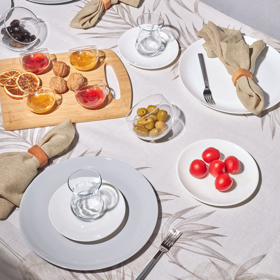 Karaca Darcy Grau 26 Teilige Für 6 Personen Frühstücksset - KARACA EUROPE