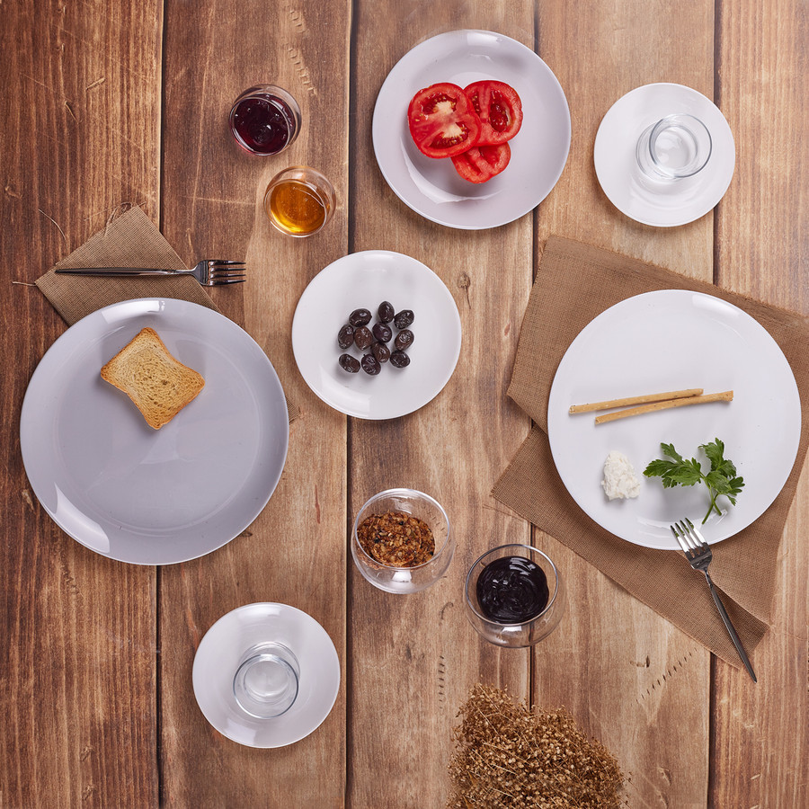 Karaca Darcy Grau 26 Teilige Für 6 Personen Frühstücksset - KARACA EUROPE