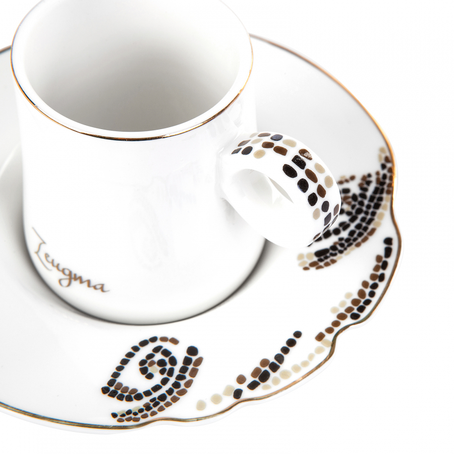 Karaca Omnigon T/ürkisches Kaffeetassen-Set f/ür 6 Personen