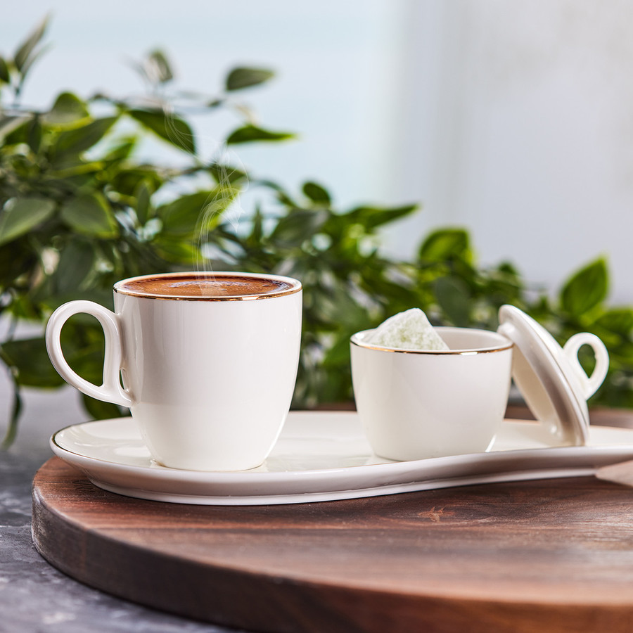 Karaca Leaf 2 person Coffee Cup Set KARACA EUROPE