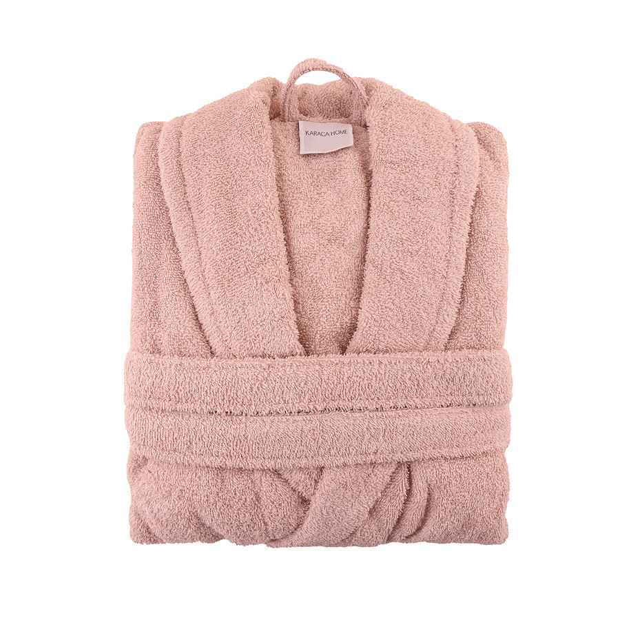 Karaca Home Back To Basic 100 Turkish Cotton Bathrobe, Small Medium