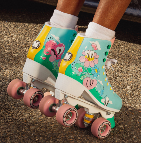 Rio Roller Hattie quad roller skates artist vegan