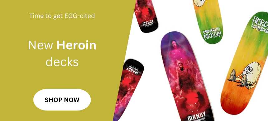 heroin skateboards decks egg skateboarding skate