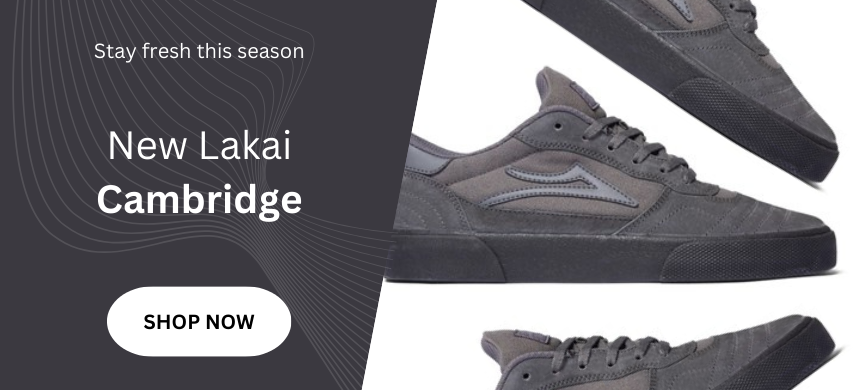 lakai cambridge charcoal Jovontae Turner