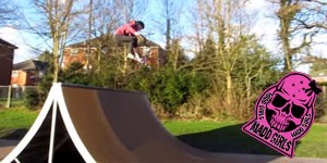 Lucy Evans over spine