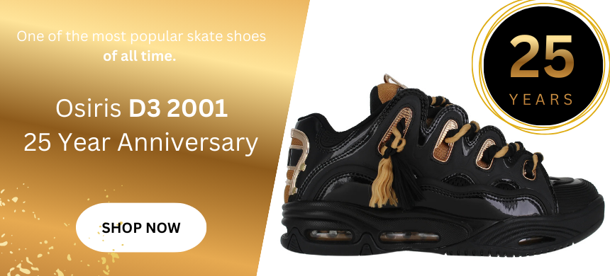 Osiris D3 2001 Retro Skate shoe styles 25 years