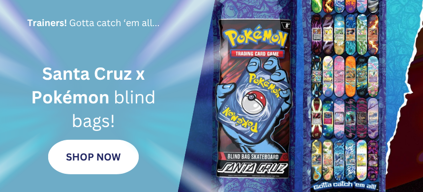santa cruz x pokemon blind bag TC skateboard deck