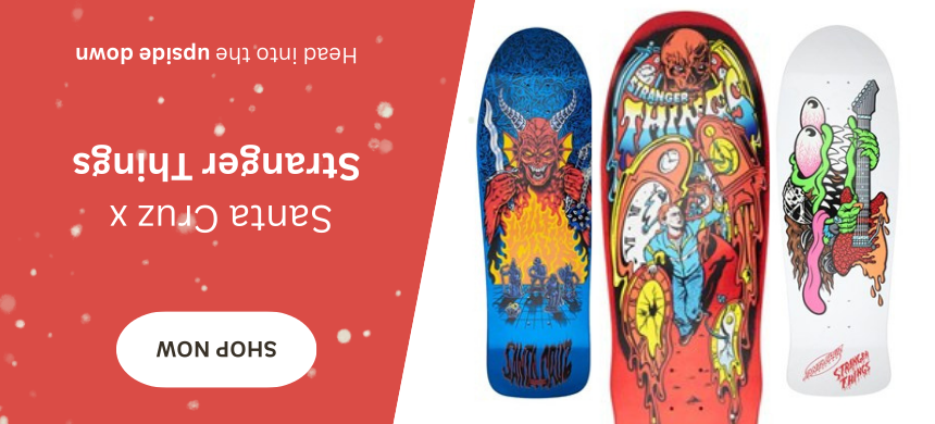 Stranger things santa cruz skateboards
