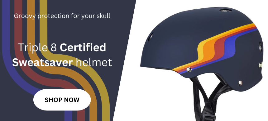 triple 8 sweatsaver certified skate helmet