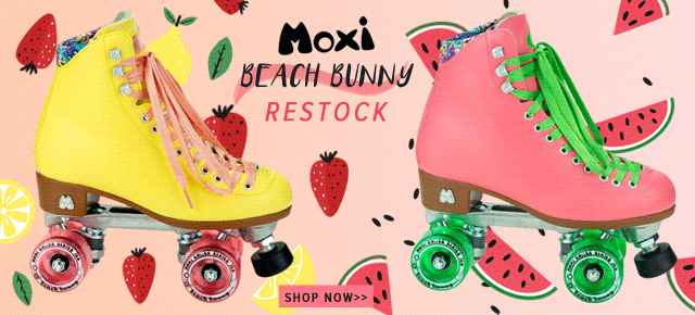 Moxi Beach Bunny Quad Roller Skates