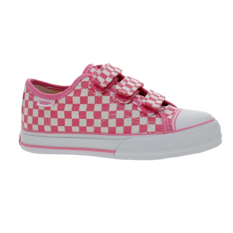 Big School Aurora Pink/White Small Checkerboard Kids Shoe DWPCK1 Big School Aurora Pink/White Small Checkerboard Kids Shoe DWPCK1