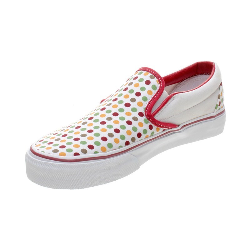 Classic Slip On (Polka Dots) Chilli Pepper/Incence Shoe EYEAVZ Classic Slip On (Polka Dots) Chilli Pepper/Incence Shoe EYEAVZ