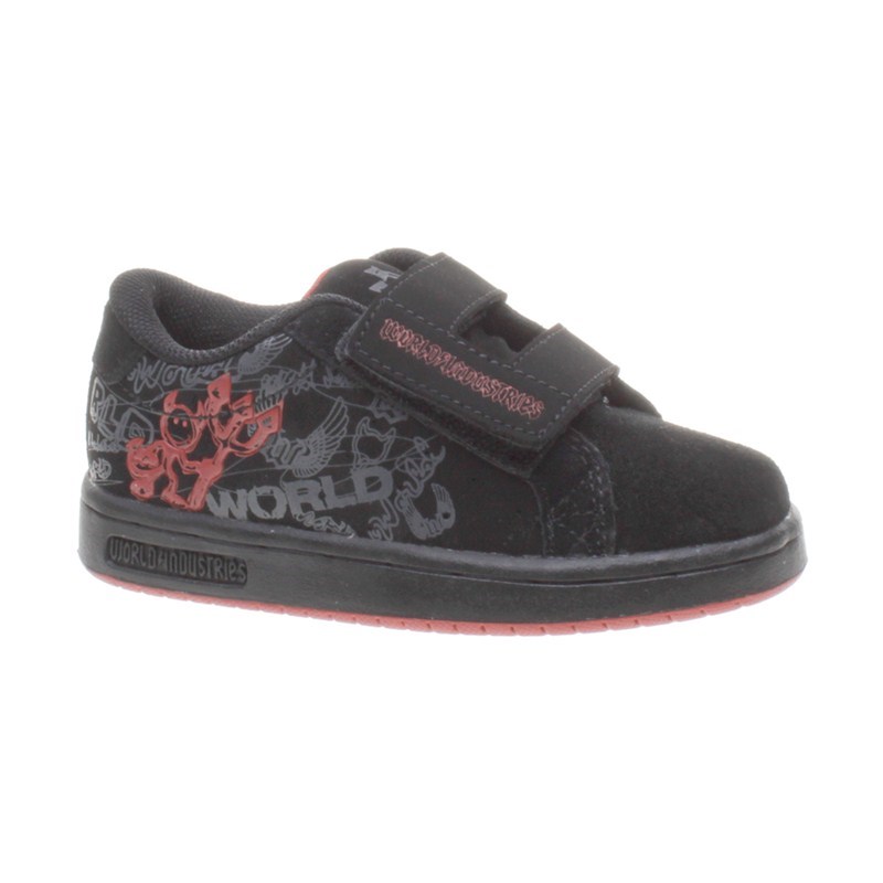 Smith JR Black/Red Kids Shoe Smith JR Black/Red Kids Shoe